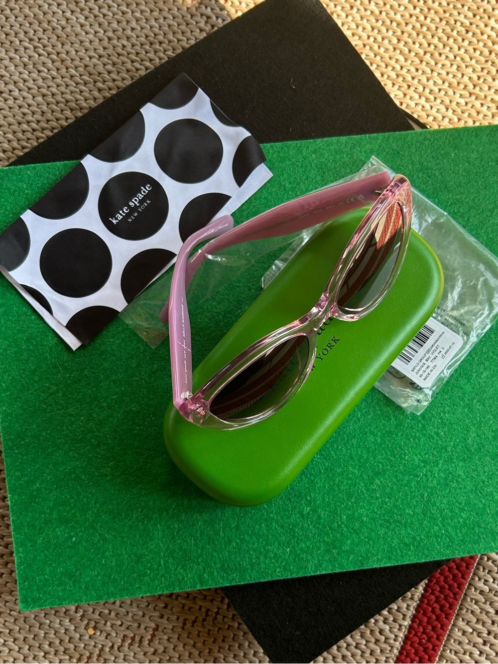 KATE SPADE NY (NWT) LALIC or LAVENDER SUNGLASSES 55mm - Picture 6 of 6